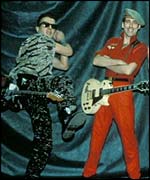 The Clash's Joe Strummer and Mick Jones