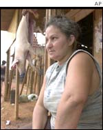 a shantytown on the outskirts of Brasilia