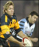 Newport full-back Percy Montgomery