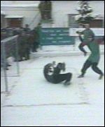 Russian football match 