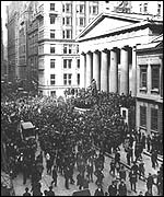 Wall Street during the Crash