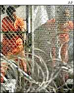 Detainees in Guantanamo Bay