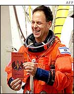 Ilan Ramon, before the Columbia's take-off