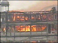 West Pier fire