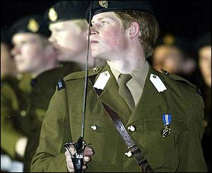 Harry and other cadets in profile