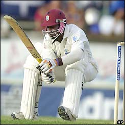 Windies opener Devon Smith kicks off the West Indies innings with an unbeaten 21