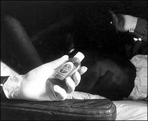 Henry and Monica on a home visit