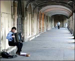 Accordion player