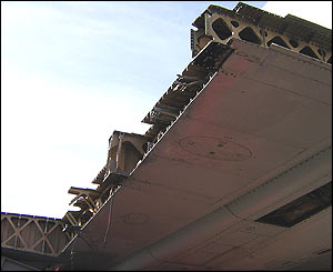 Concorde wings sawn off