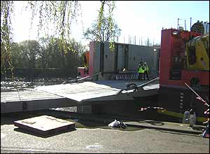 Slipway for loading Concorde 