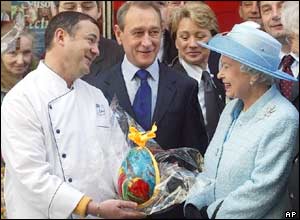 Queen and chef