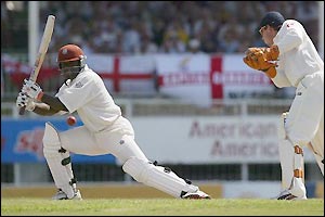 Ridley Jacobs goes on to make 107 not out