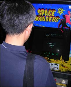 Space Invader arcade machine