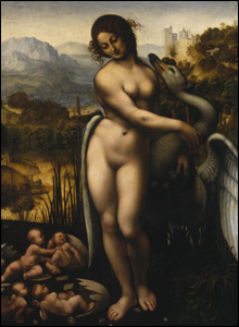 Leda and the Swan (after Leonardo), about 1515.