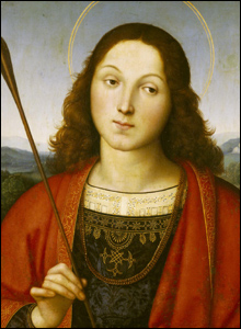 Saint Sebastian, about 1502-3.