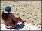 Woman on the beach