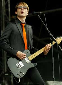Alex Kapranos of local heroes Franz Ferdinand