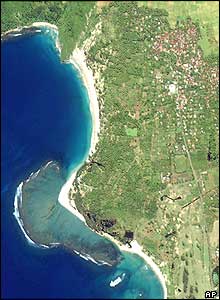 Indonesian province of Aceh (photo: Space Imaging)