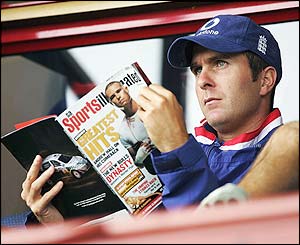 England captain Michael Vaughan