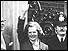Thatcher waving outside no. 10