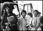 Freedom Riders at the Montgomery bus depot 