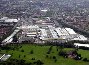 The Longbridge site from above