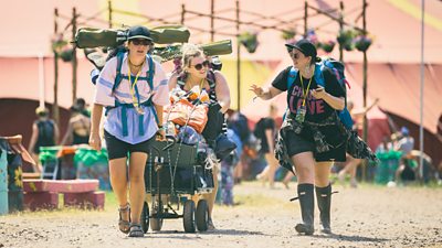In photos: a scorching start to Glastonbury 2017