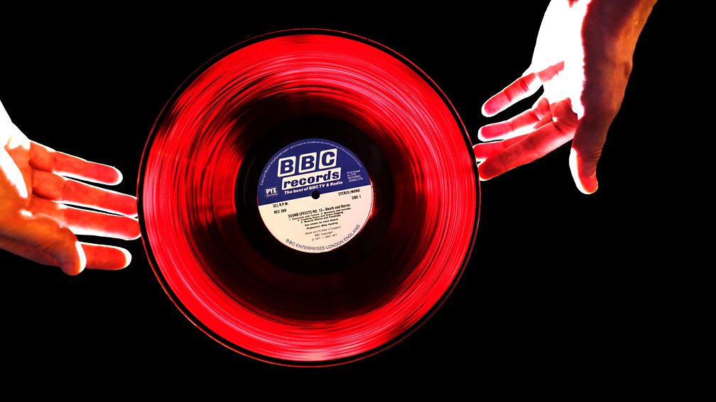 Sound Effects: Death & Horror. In strong light, the vinyl turns red. (Photo: Rob Shiret)