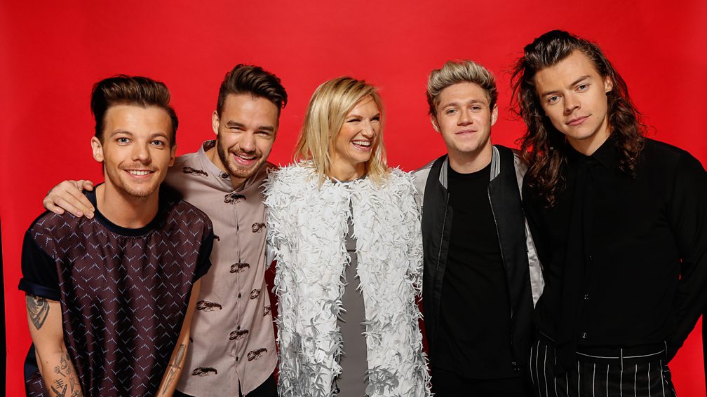One Direction backstage with Radio 2's Jo Whiley