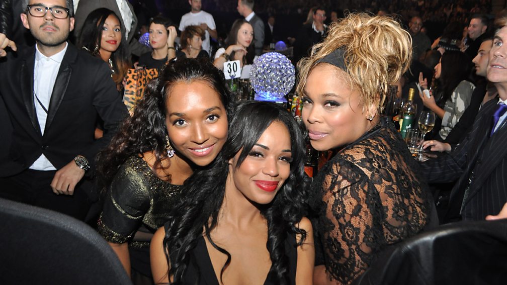 BBC 1Xtra's Sarah-Jane Crawford with TLC's T-Boz and Chilli