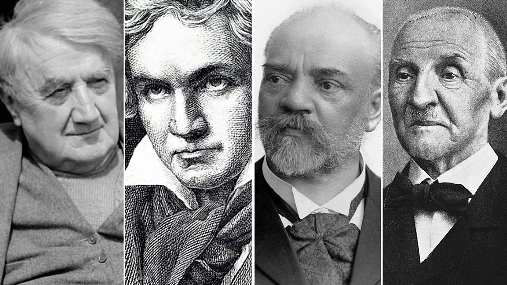 Vaughan Williams, Beethoven, Dvořák, Bruckner - all of whom's ninth symphonies are being performed at the 2017 Proms