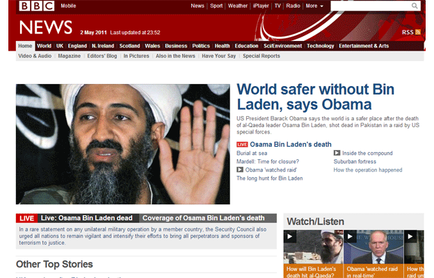 Death of Bin Laden