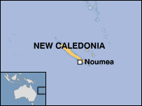 Map of New Caledonia