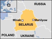 Map of Belarus