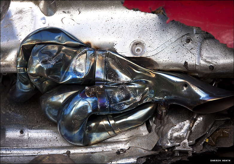 damaged engine