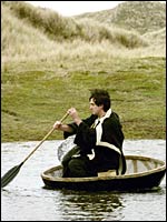 St Piran and the coracle