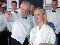 Zara Phillips on her first royal engagement