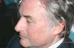Atheist, Richard Dawkins, prepares to be experimented upon