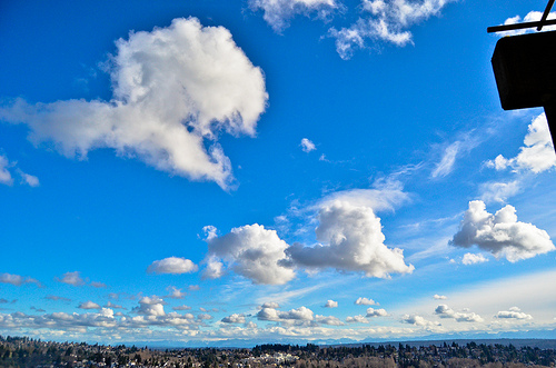 Project 365 - 2/16/11 (Cumulus Clouds)