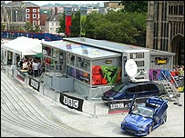 Blast media village in Norwich