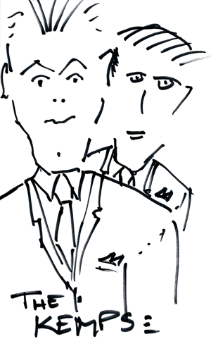 Kemp brothers self portrait