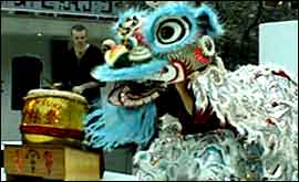Chinese dargon in Coventry City centre 