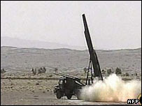 آزمايش موشکی