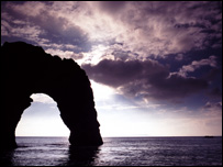 The British seaside features spectacular scenery 