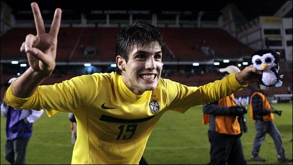 Piazon celebrates victory in the South American Under-17 Championship