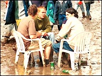 Reading Festival mud