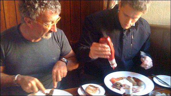 We enjoy our breakafst