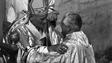Papa João Paulo 2º e o cardeal Ratzinger