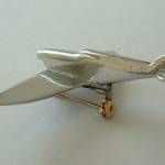 badge made from wreakage of plane shot down over Holcombe Burnell near Exeter, April 1942