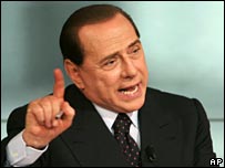 Silvio Berlusconi on Italian television 9 April